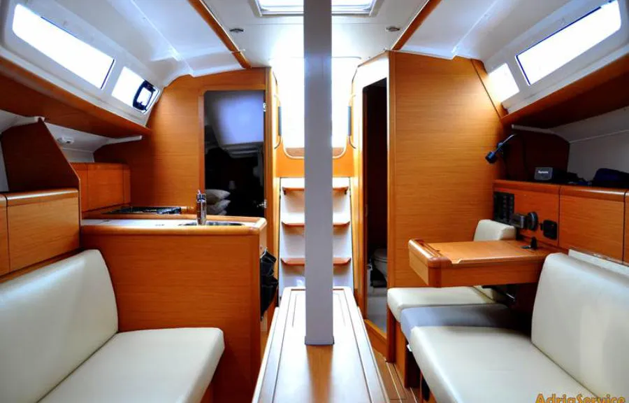 Salon of Energy, a Jeanneau Sun Odyssey 33i sailboat at Izola / Isola, Slovenia
