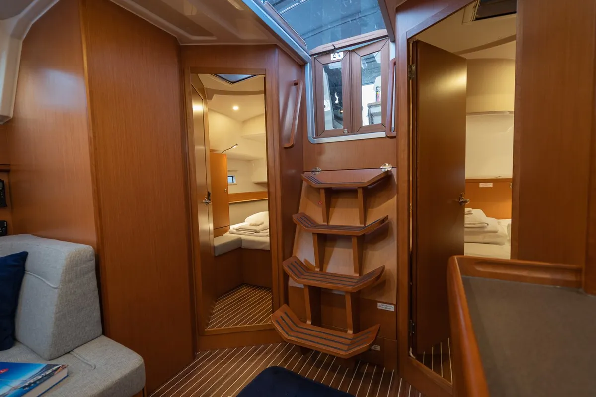 Classy, a Bavaria Cruiser 46 sailboat at Marmaris, Turkey