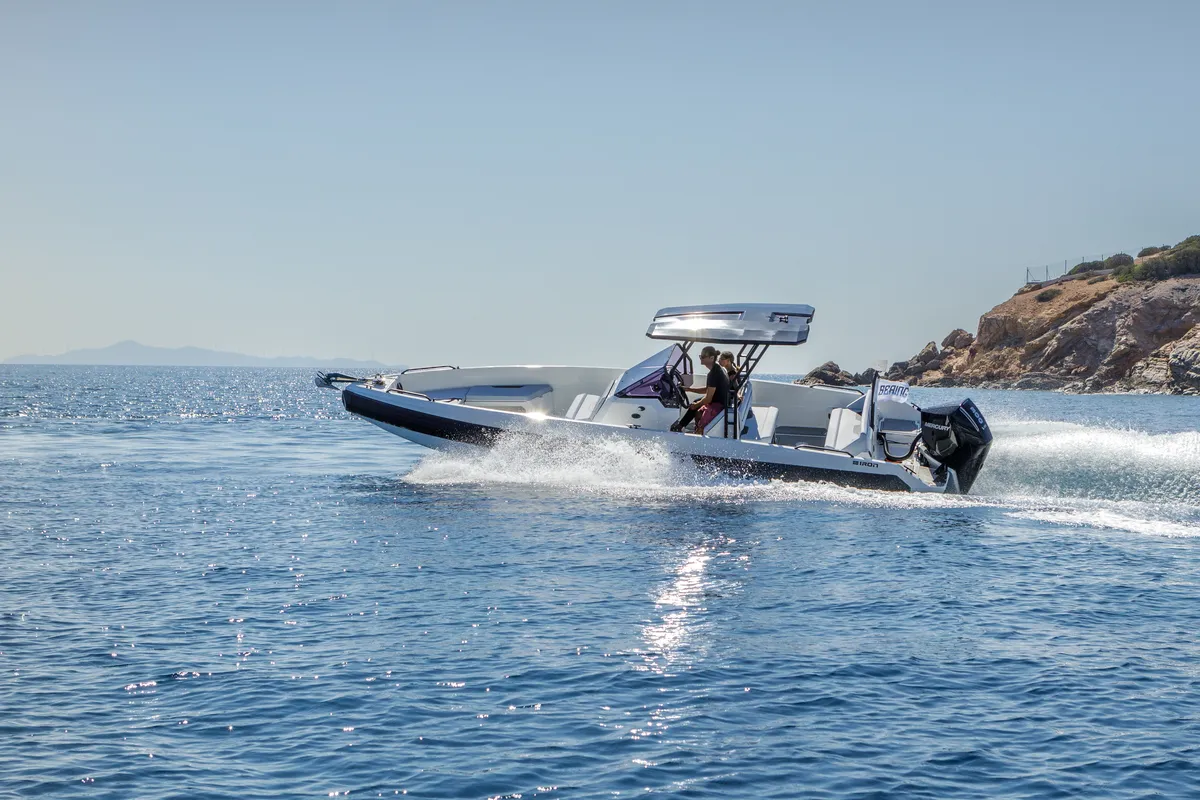 Exterior view of Iron Hawke, a Motorboat motorboat at Kranidi, Greece