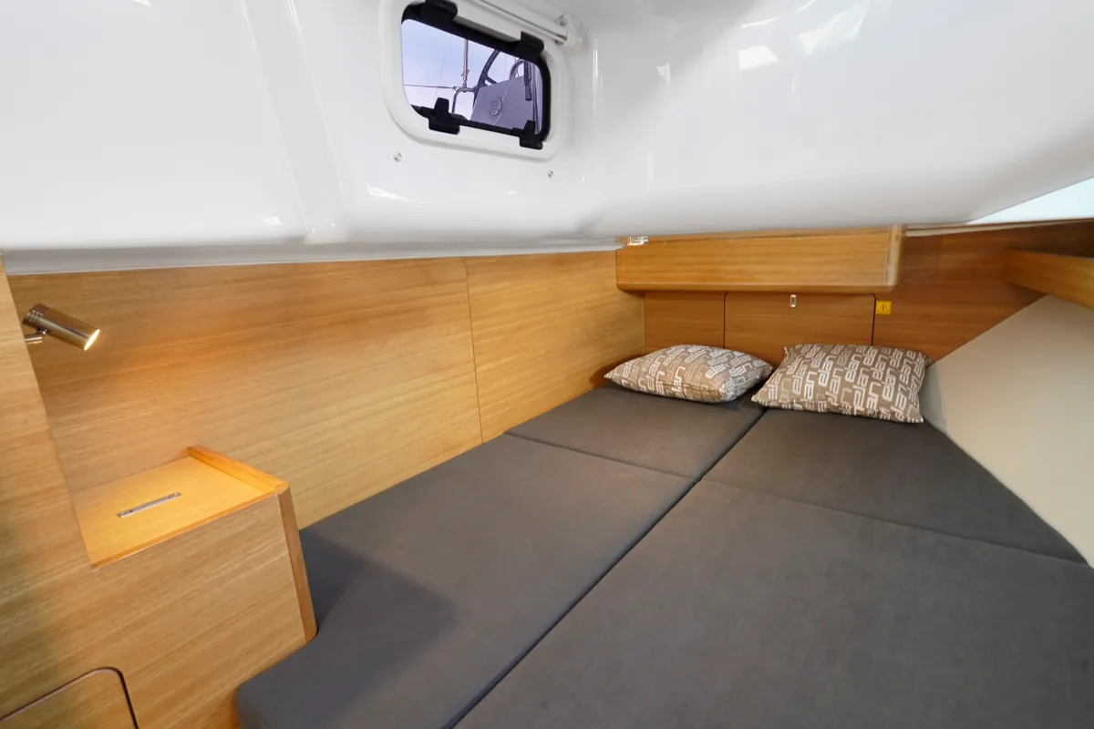 Cabin on Micky, a Elan Impression 40.1 sailboat at Pula, Croatia