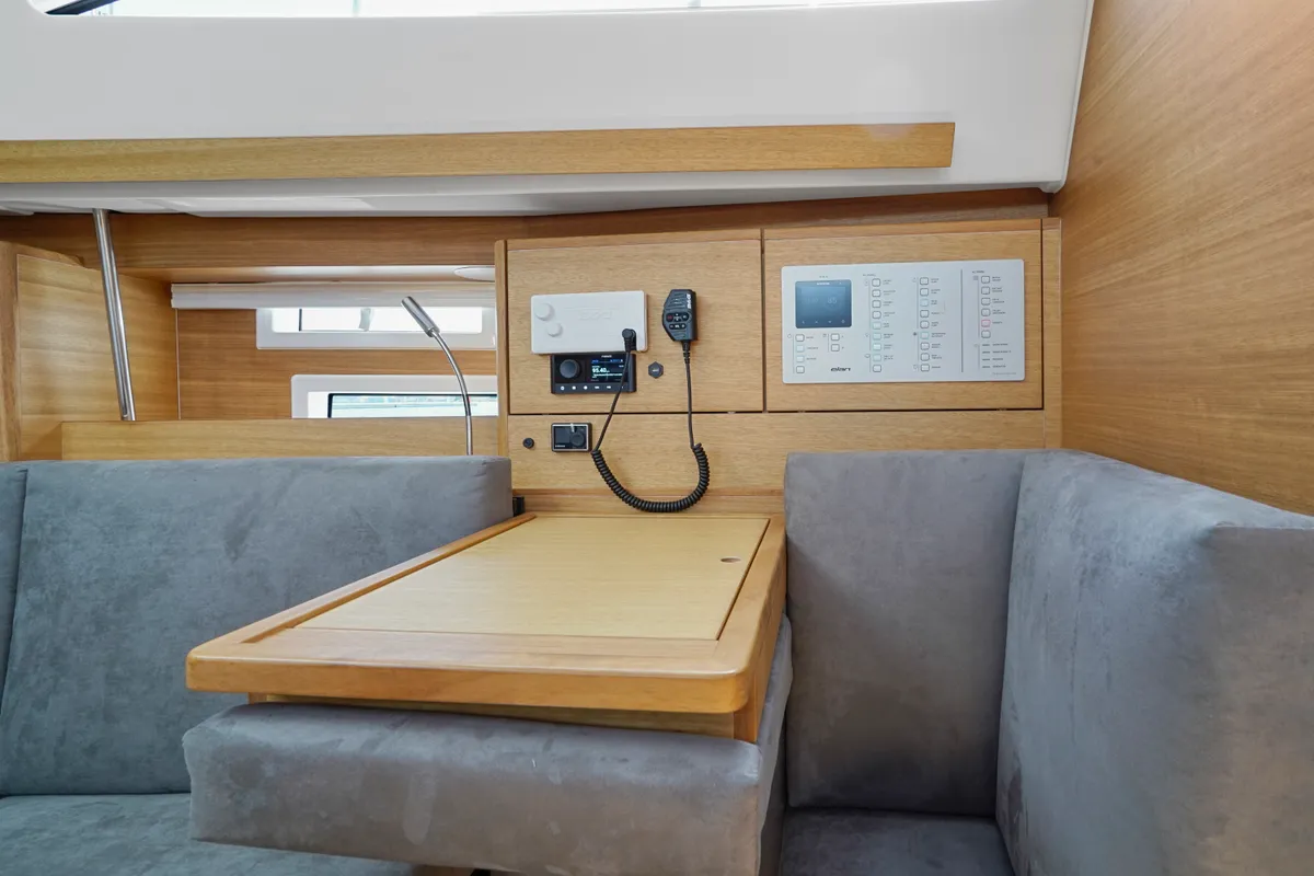 Salon of Micky, a Elan Impression 40.1 sailboat at Pula, Croatia