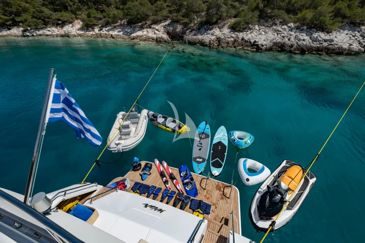 Wish, a Alfamarine 90 motor yacht at Athens, Greece
