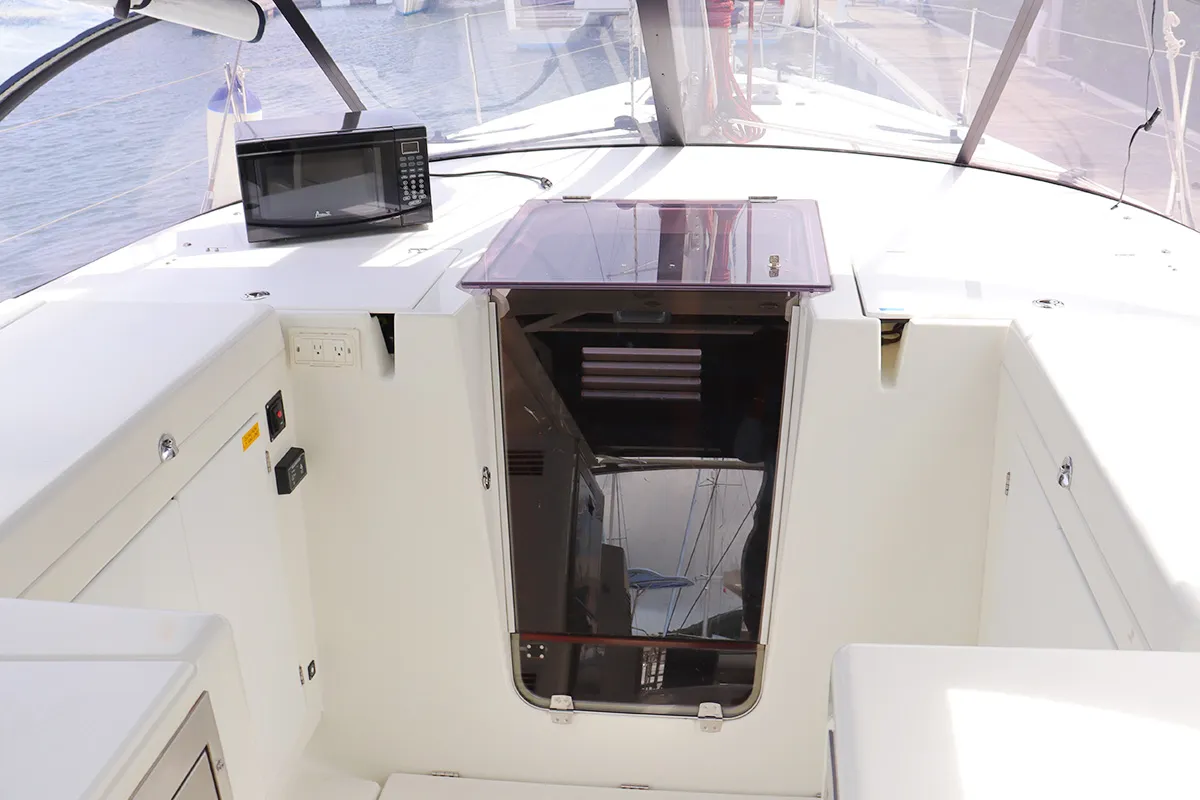 Linnea, a Jeanneau Sun Loft 47 sailboat at Road Town, British Virgin Islands