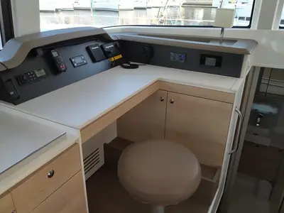 Galley of Testa, a Bali 4.1 catamaran at Grad Pula, Croatia
