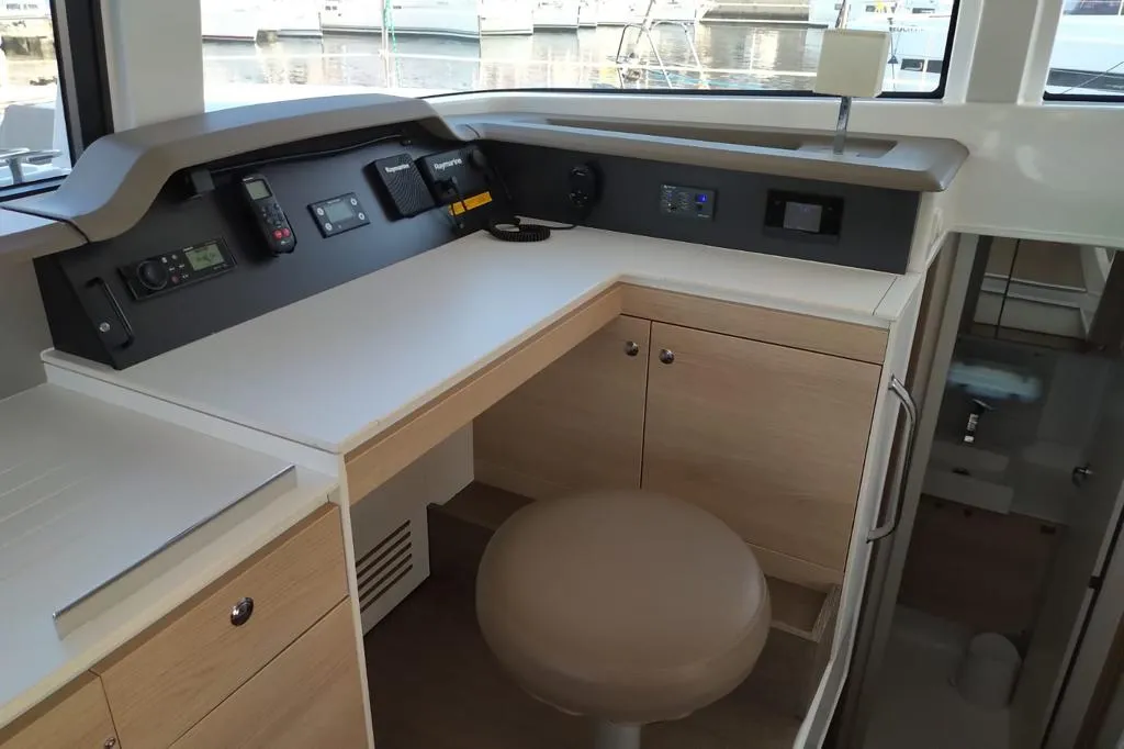 Galley of Testa, a Bali 4.1 catamaran at Grad Pula, Croatia