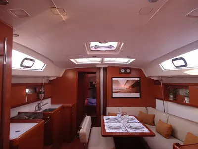 Seven Seas, a Beneteau Oceanis 43 sailboat at Athens, Greece