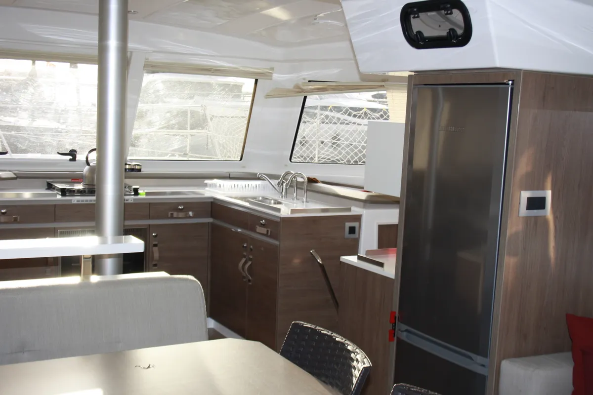 Galley of Dreams NK, a Bali Catspace catamaran at Marmaris, Turkey