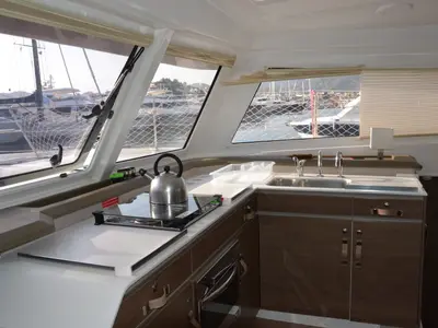 Galley of Dreams NK, a Bali Catspace catamaran at Marmaris, Turkey