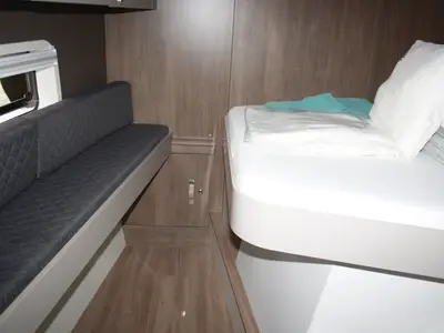 Cabin on Dreams NK, a Bali Catspace catamaran at Marmaris, Turkey