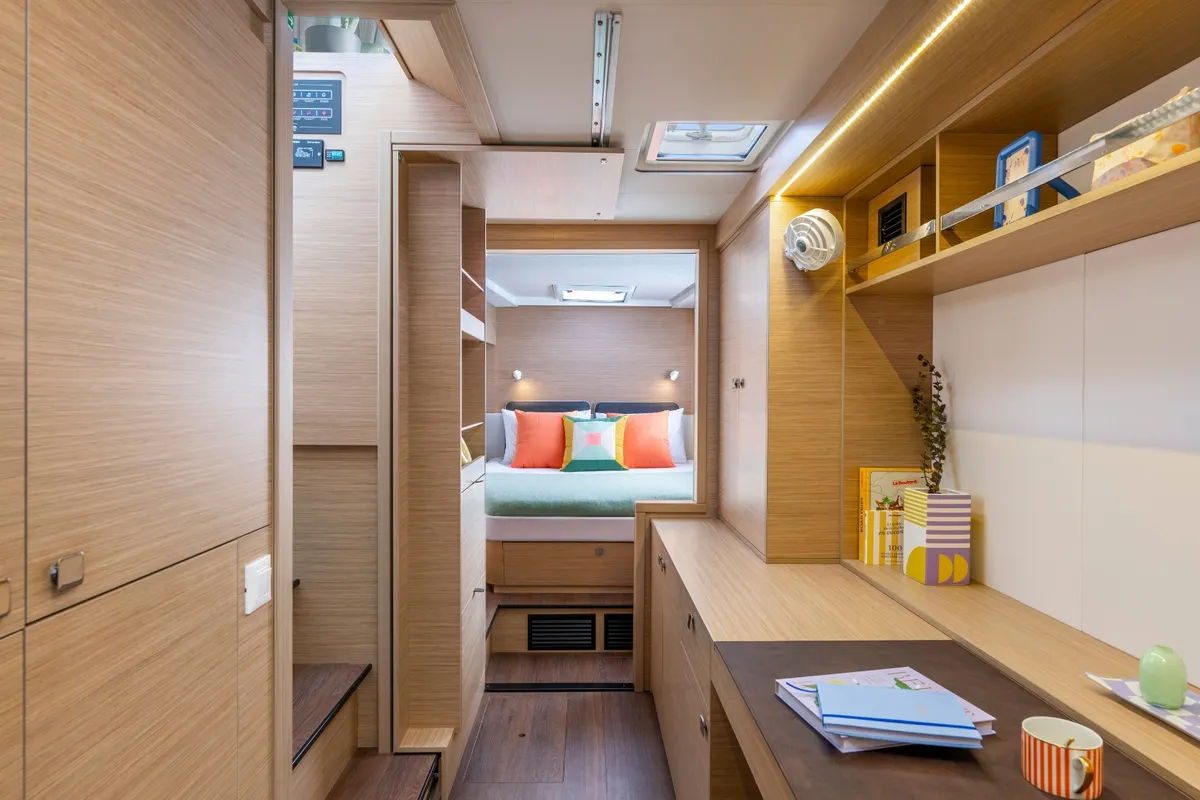 Cabin on MERIANA, a Lagoon 43 catamaran at Rogoznica, Croatia