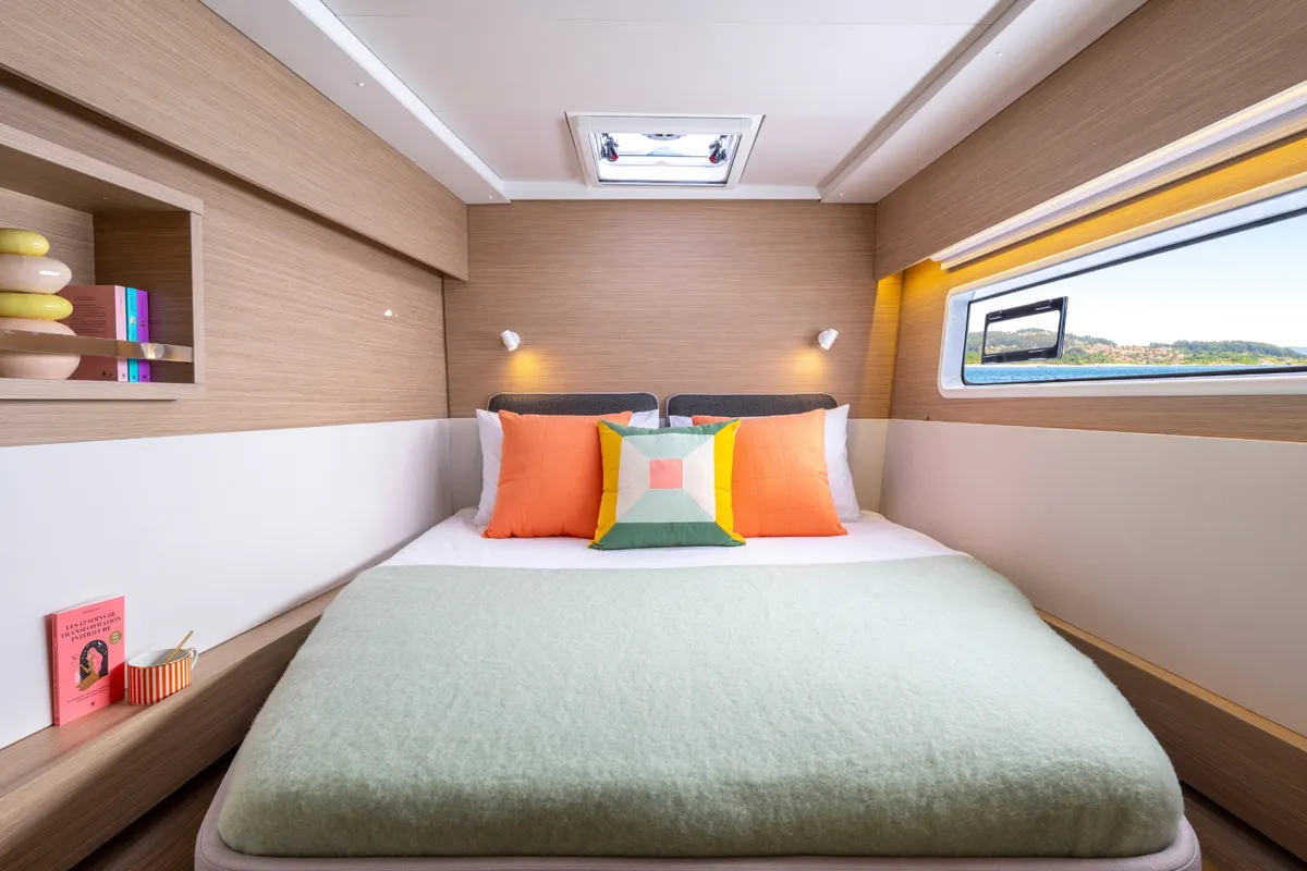 Cabin on MERIANA, a Lagoon 43 catamaran at Rogoznica, Croatia