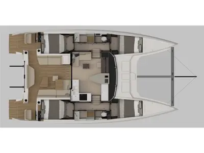 RINASCITA, a Nautitech 44 Open catamaran at es Jonquet, Spain