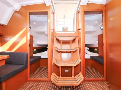 Salon of Ciao (17), a Bavaria Cruiser 41S sailboat at Murter, Croatia