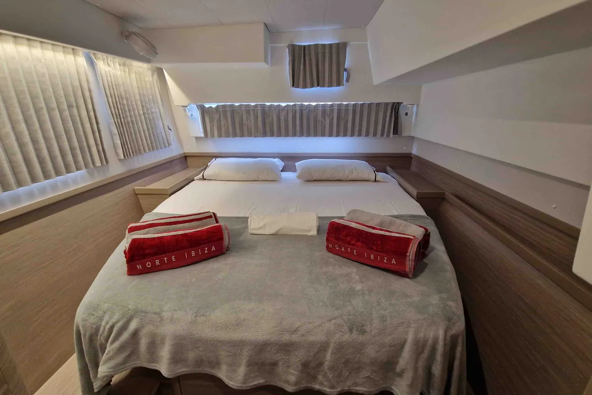Cabin on Hanselli, a Lagoon 42 catamaran at Alameda, United States