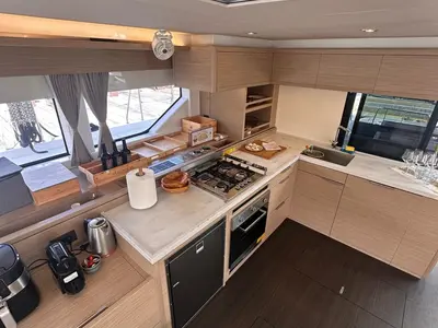 Galley of Maui, a Lagoon 55 catamaran at St. George's, Grenada
