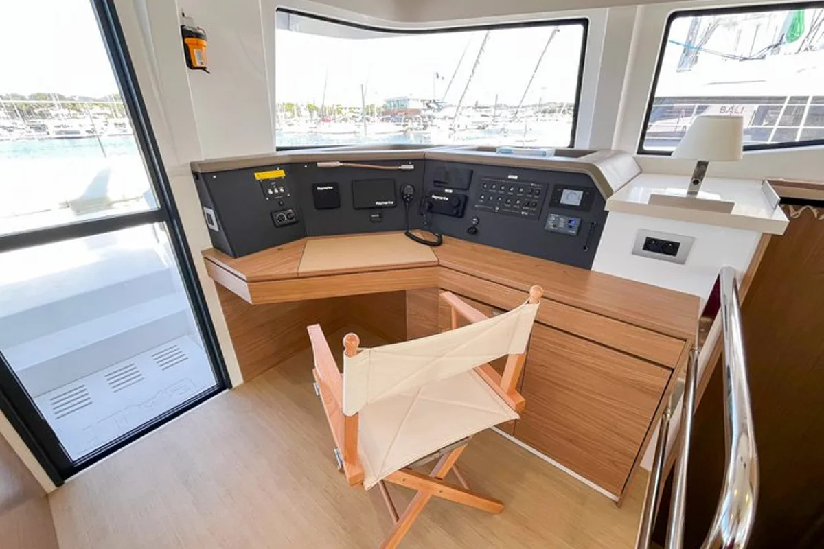 Obiwan, a Bali 4.4 catamaran at Hyères, France