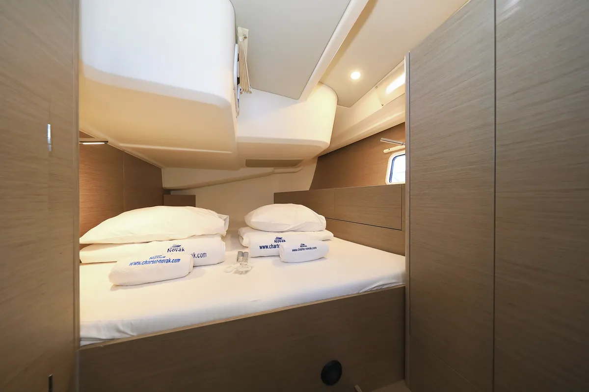 Cabin on Poseidon, a Hanse 508 sailboat at Grad Biograd na Moru, Croatia