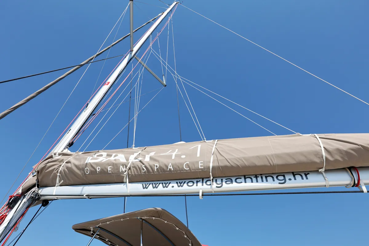 Sourire, a Bali 4.1 catamaran at Grad Šibenik, Croatia