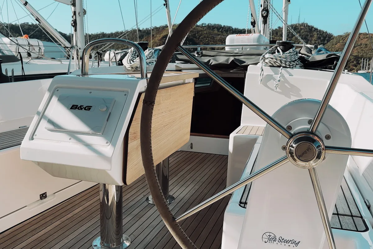 Arinna, a Bavaria C38 sailboat at Fethiye, Turkey