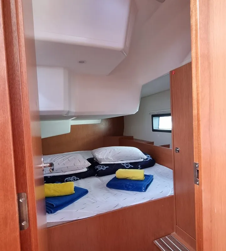 Cabin on Quick Point, a Bavaria C42 sailboat at Split, Croatia