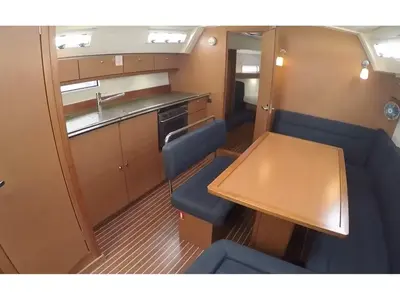 Galley of Vasiliki, a Bavaria 40 sailboat at Municipal Unit of Lefkada, Greece
