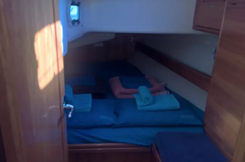 Cabin on Vasiliki, a Bavaria 40 sailboat at Municipal Unit of Lefkada, Greece