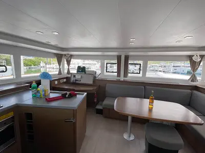 Salon of Summer, a Lagoon 450 F - 4 + 2 cab. catamaran at Parham Town, British Virgin Islands