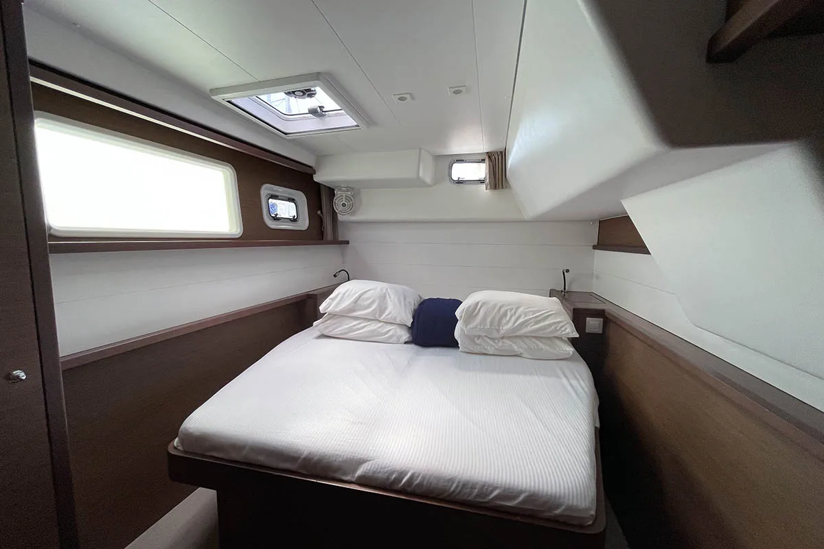 Cabin on Summer, a Lagoon 450 F - 4 + 2 cab. catamaran at Parham Town, British Virgin Islands