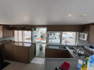Galley of Summer, a Lagoon 450 F - 4 + 2 cab. catamaran at Parham Town, British Virgin Islands