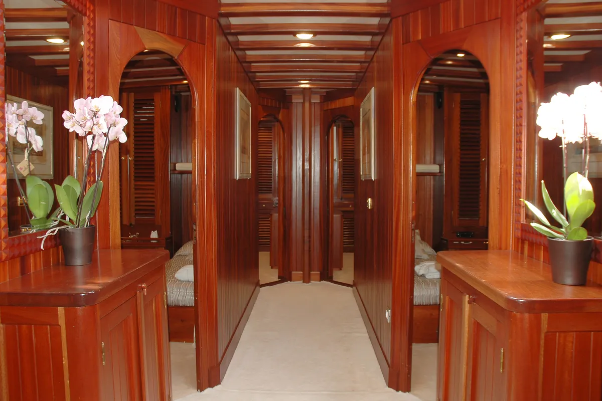 Matina, a Gulet Motor sailer motor yacht at Athens, Greece