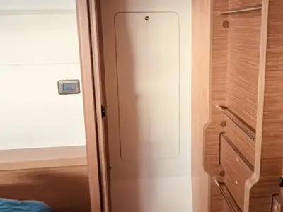 Cabin on Our Dream, a Lagoon 46 catamaran at Palairos, Greece