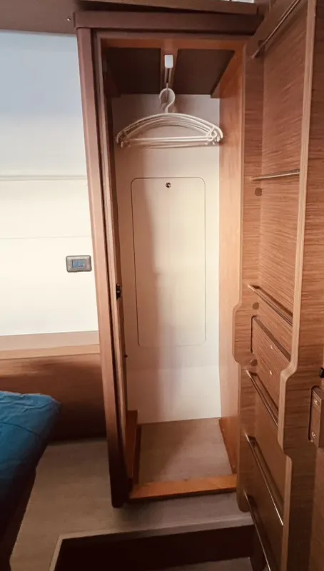 Cabin on Our Dream, a Lagoon 46 catamaran at Palairos, Greece