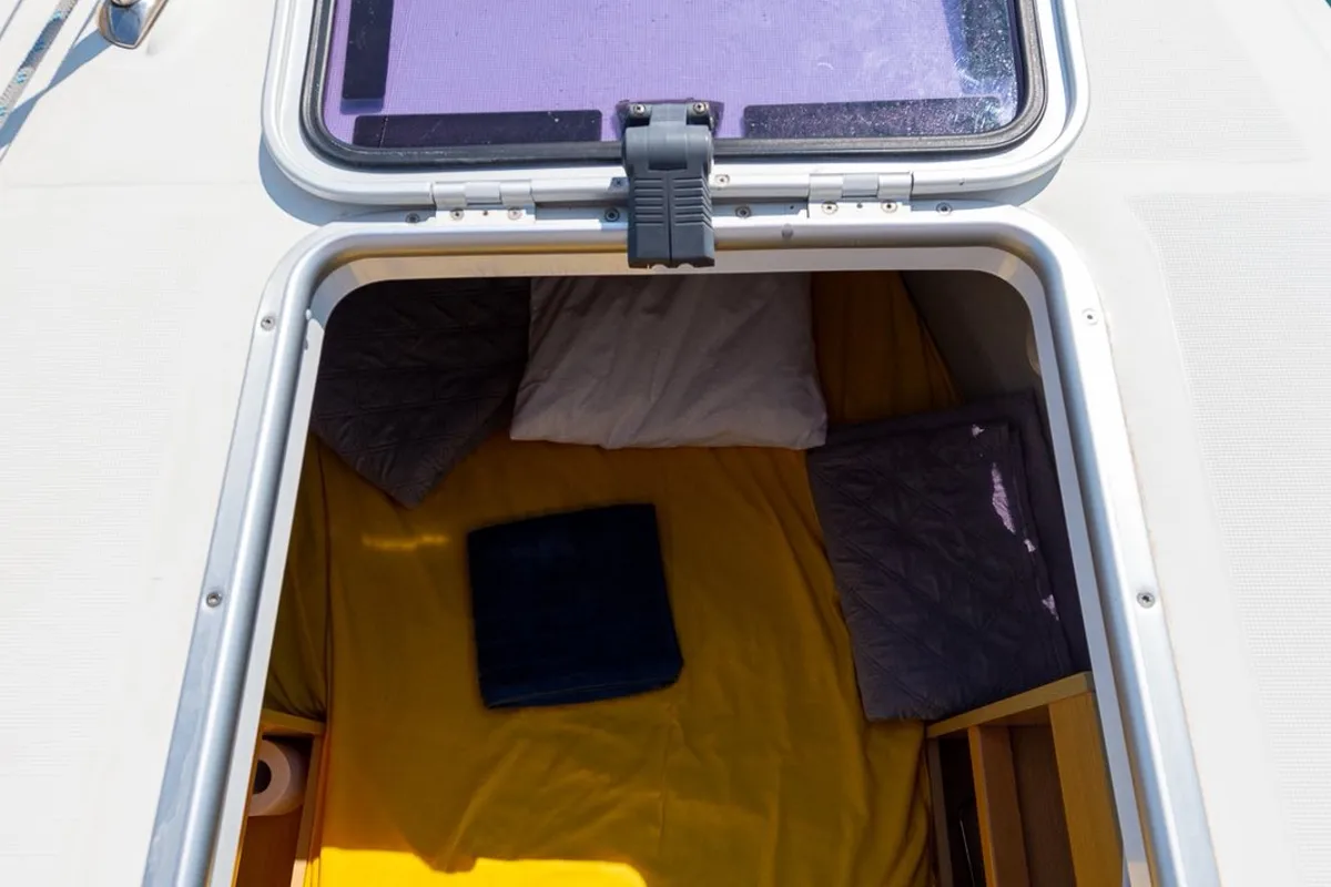 Cabin on Astro, a Lagoon 400 S2 catamaran at Volos, Greece