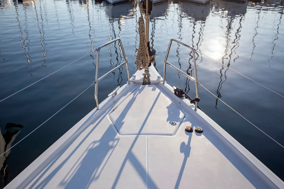 Exterior view of Sea Cloud 1, a Dufour 430 GL sailboat at Grad Pula, Croatia