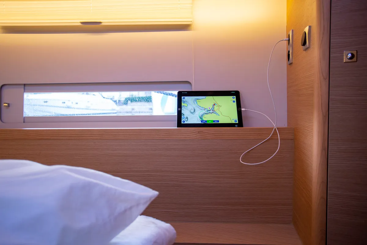 Cabin on Sea Cloud 1, a Dufour 430 GL sailboat at Grad Pula, Croatia