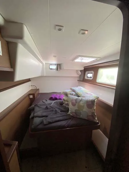 Cabin on Dreamelli, a Lagoon 450 F catamaran at Trogir, Croatia