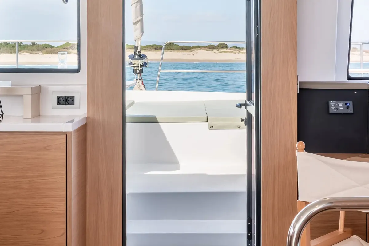 Romar VII, a Bali 4.6 catamaran at Athens, Greece