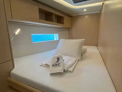 Cabin on Beluga, a Bavaria C50 Holiday sailboat at Fethiye, Turkey
