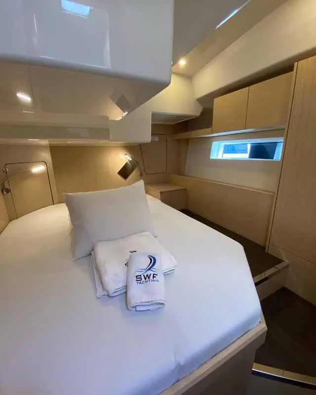 Cabin on Beluga, a Bavaria C50 Holiday sailboat at Fethiye, Turkey