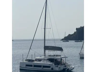 ISOLA BELLA, a Bali Catspace catamaran at Tonnarella, Italy