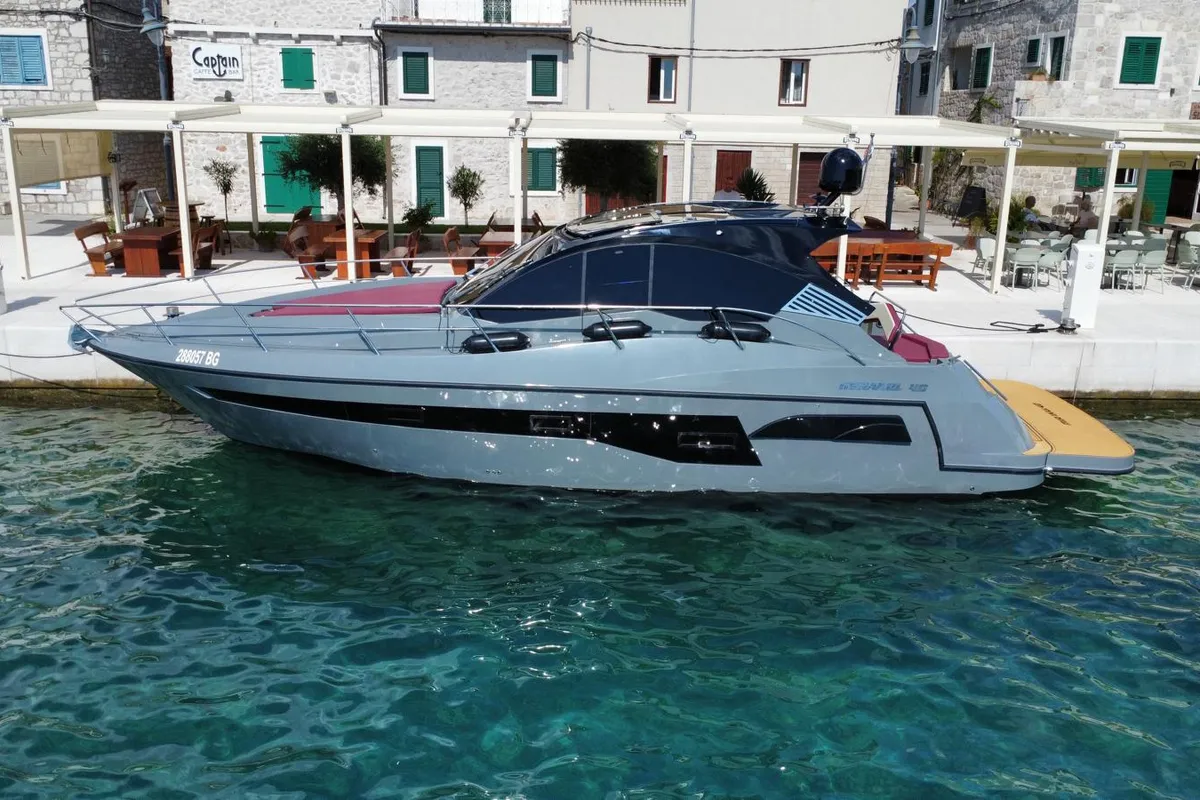 XXX2, a Grginić jahte Mirakul 40 motor yacht at Grad Biograd na Moru, Croatia