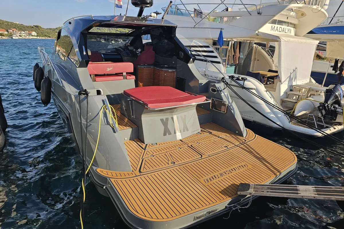 XXX2, a Grginić jahte Mirakul 40 motor yacht at Grad Biograd na Moru, Croatia
