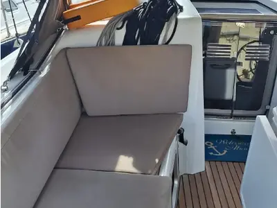 Iliada, a Jeanneau Sun Odyssey 410 sailboat at Municipal Unit of Palairos, Greece