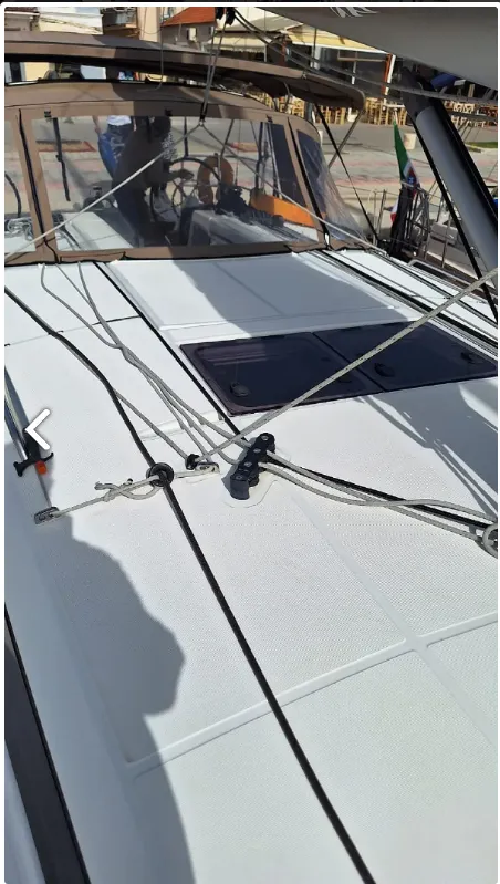 Iliada, a Jeanneau Sun Odyssey 410 sailboat at Municipal Unit of Palairos, Greece