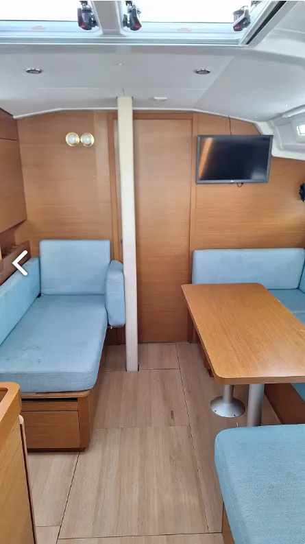 Iliada, a Jeanneau Sun Odyssey 410 sailboat at Municipal Unit of Palairos, Greece