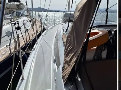 Iliada, a Jeanneau Sun Odyssey 410 sailboat at Municipal Unit of Palairos, Greece