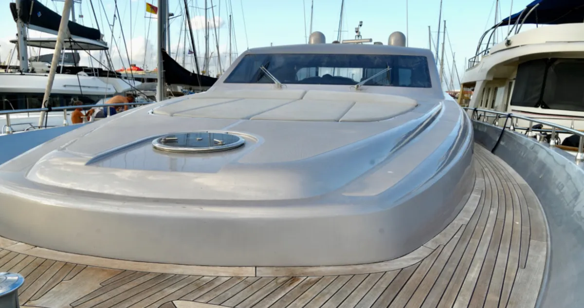 Tamurel, a Alfamarine 78HT motor yacht at Palermo, Italy