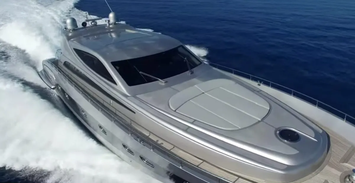 Tamurel, a Alfamarine 78HT motor yacht at Palermo, Italy