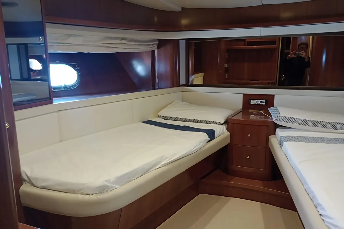 Tamurel, a Alfamarine 78HT motor yacht at Palermo, Italy
