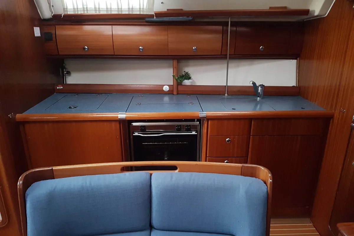 Azzurro, a Bavaria 41 sailboat at Punat, Croatia